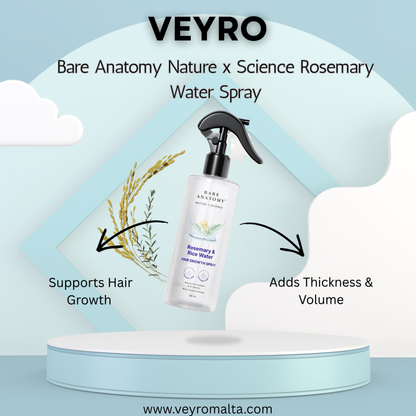 Bare Anatomy Nature x Science Rosemary Water Spray