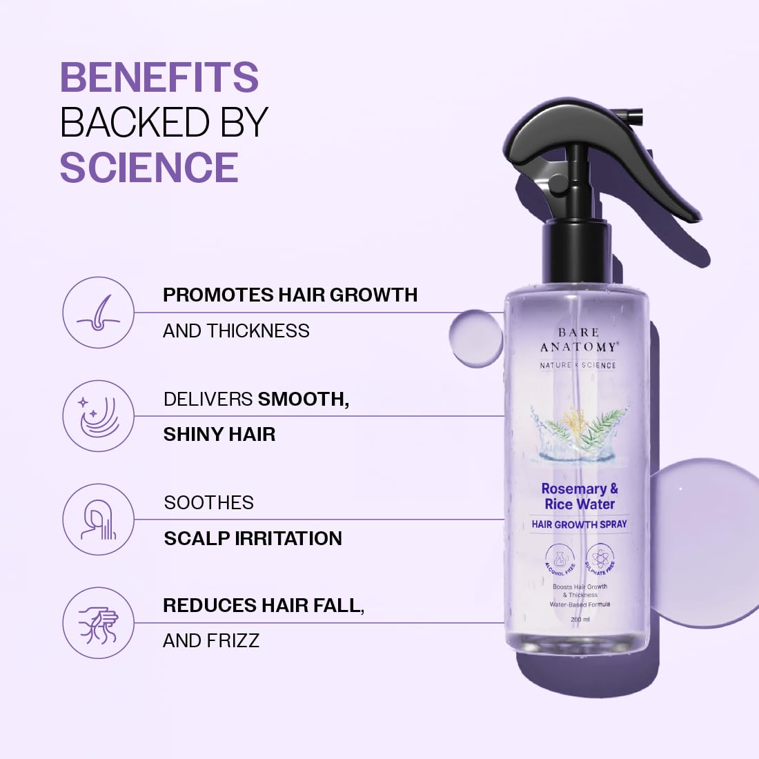 Bare Anatomy Nature x Science Rosemary Water Spray